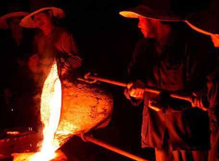 翻砂鑄造工藝渦流管冷卻