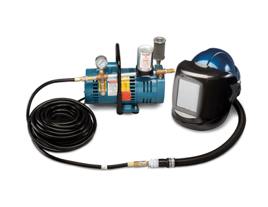 焊接頭盔長管呼吸器